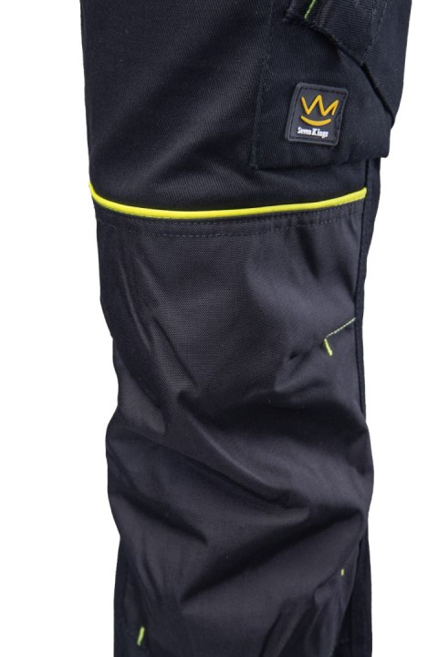 SPODNIE DO PASA SOLAR - Czarny-Żółty(cy) 62