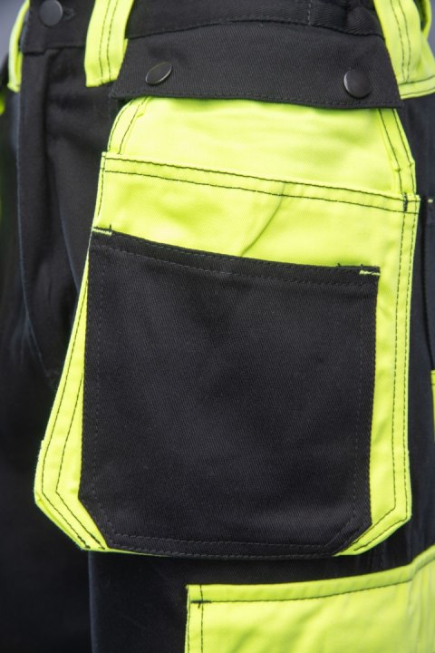 SPODNIE DO PASA SOLAR - Czarny-Żółty(cy) 62