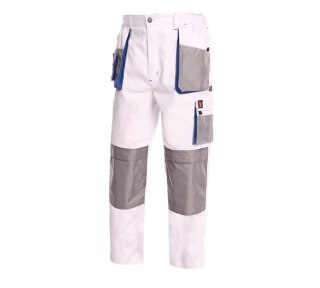 SPODNIE DO PASA PROMAN 290 BIAŁE 58