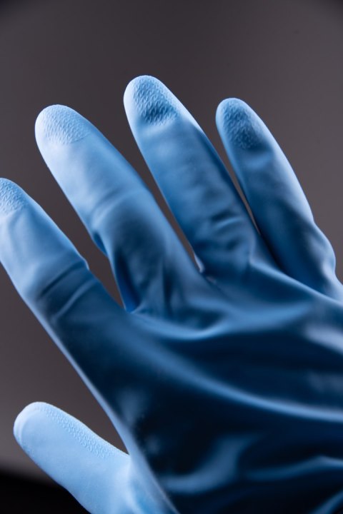 GUMOWE FLOKOWANE EF-F-06 Niebieskie - Niebieski 7