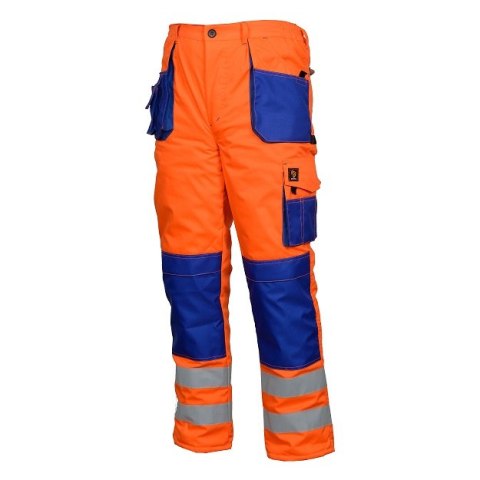 PROMAN SPODNIE DO PASA OCIEPLANE HV POMARAŃCZOWE ROZM. 52