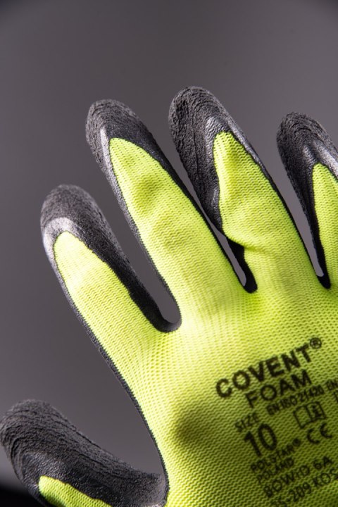 RĘKAWICE COVENT FOAM Kat.2 NA BLISTRZE - __ 9