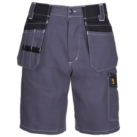 SPODNIE KRÓTKIE PROMONTER COTTON 250 SZARE ROZM. 56