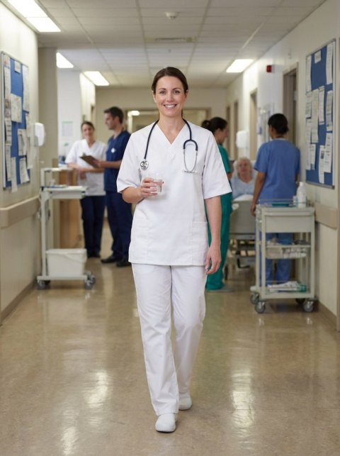 BRIXTON WHITE BLUZA KRÓTKI RĘKAW DAMSKA B210 - Biały 3XL.