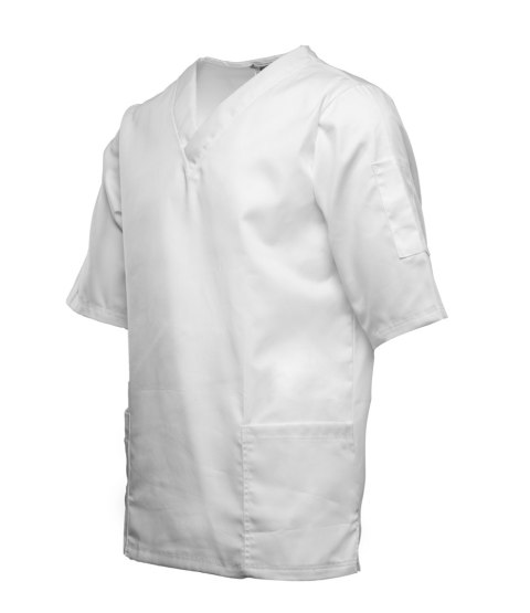 BRIXTON WHITE BLUZA KRÓTKI RĘKAW MĘSKA B209 - Biały S