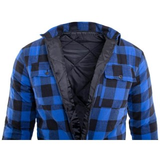 KOSZULA FLANELOWA OCIEPLANA NIEBIESKA ROZM. XXL