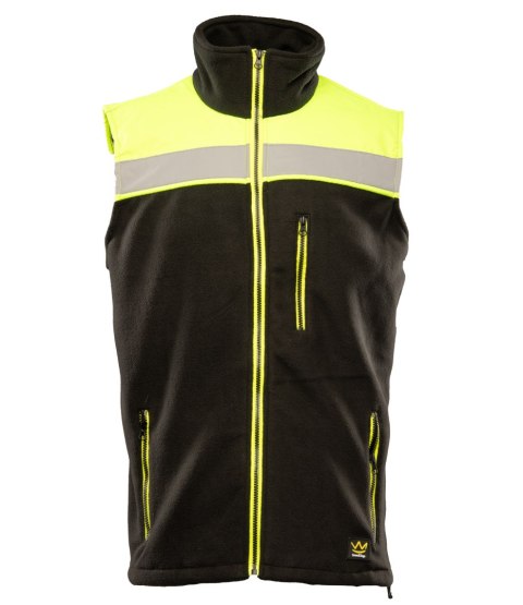 RIVAL KAMIZELKA POLAR - CZARNO-Żółty (ca) 4XL.