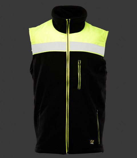 RIVAL KAMIZELKA POLAR - CZARNO-Żółty (ca) 4XL.
