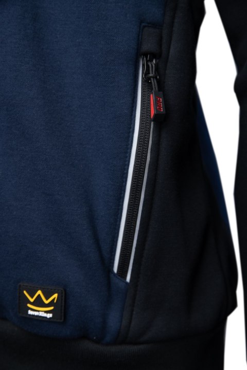 SEVEN KINGS BLUZA DRESOWA Z KAPTUREM PRO GRANAT - Granat 4XL.