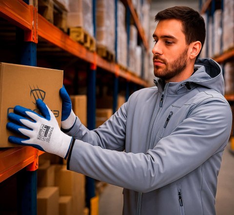 SOFTSHELL PROCERA TUNDRA SZARY ROZM. XXXL