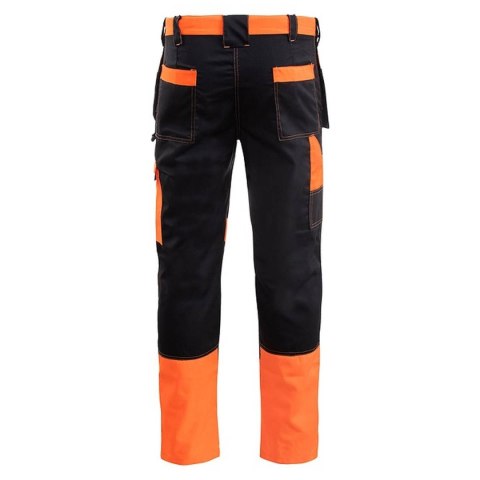 SPODNIE DO PASA PROMONTER 260 CZARNO POMARAŃCZOWE HVP ROZM. 58