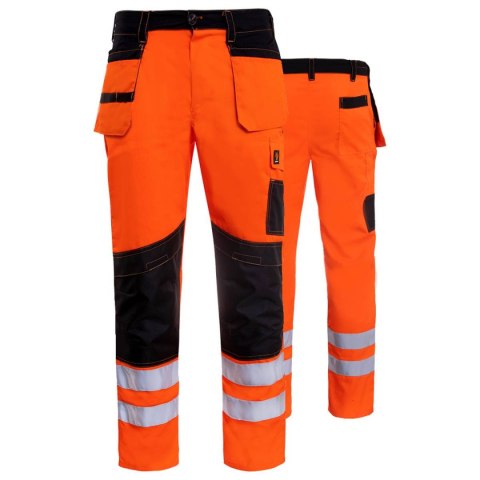 SPODNIE DO PASA PROMONTER 260 POMARAŃCZOWE HVP ROZM. 54