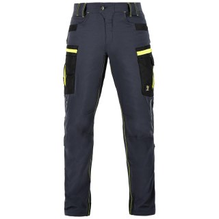 SPODNIE DO PASA ZICO ELASTYCZNE ANTRACYT/CZARNY ROZM. 52