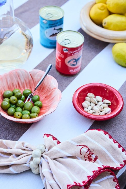 Pierścień na serwetkę PORTO 4-szt, beżowy