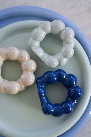 Pierścień na serwetkę PORTO 4-szt, miętowy zielony