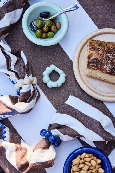 Pierścień na serwetkę PORTO 4-szt, miętowy zielony