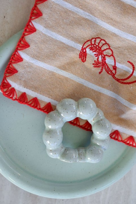 Pierścień na serwetkę PORTO 4-szt, miętowy zielony