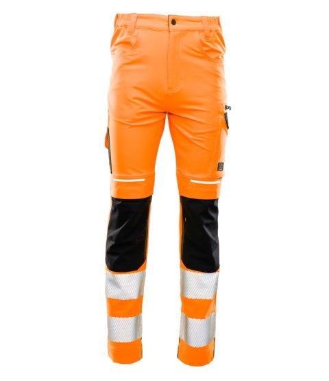 SPODNIE DO PASA FLASH OSTRZEGAWCZE POMARAŃCZ SKF006 KAT II - Reflective orange (RO) 102