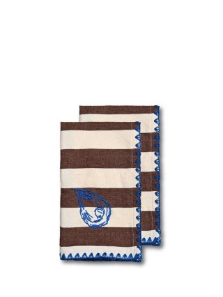 Serwetki BUBBA OYSTER, 2 szt, brązowy