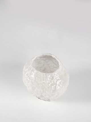 Wazon CORALLO XS, kremowa biel