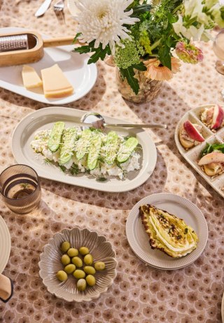 TALERZ DO SERWOWANIA INKA, BIAŁY